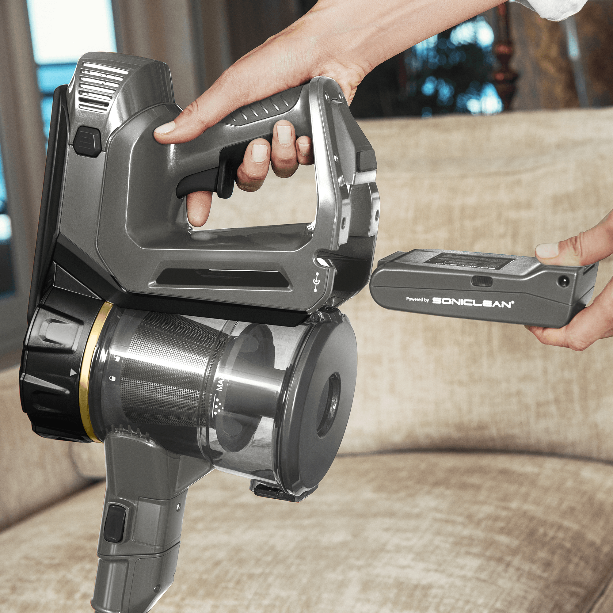 HH-2 Cordless Handheld Vacuum Cleaner - Soniclean