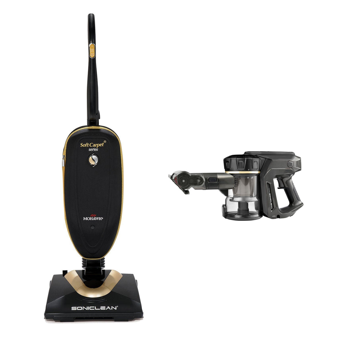 Soniclean Soft Carpet Upright Vacuum/HH-2 Handheld Vacuum COMBO - Soniclean
